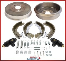 TAMBURI FRENO GANASCE FRENO CILINDRO FRENO RUOTA SET MOLLE per VW T4 BUS BULLI 70X_