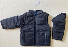 NWT Gymboree High Altitude XS 3-4 Convertible Fleece Lined Puffer Jacket Vest