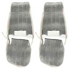 1973-85 Seat Cover Kit -velour-gray-high Back Bucket Seats For Chevy Gmc Truck