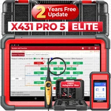2025 LAUNCH X431 PRO 5 PAD V+ Car Diagnostic Scanner Tool Programming Key Coding