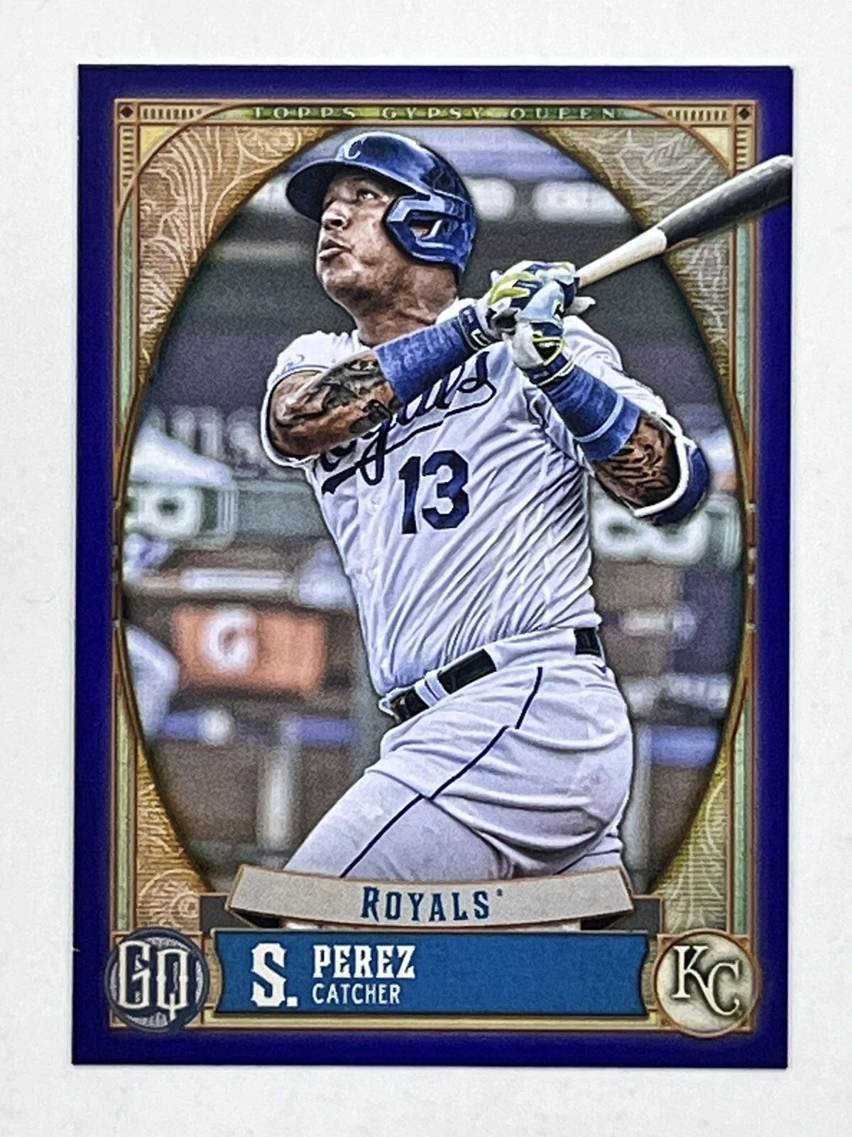 Salvador Perez trading card