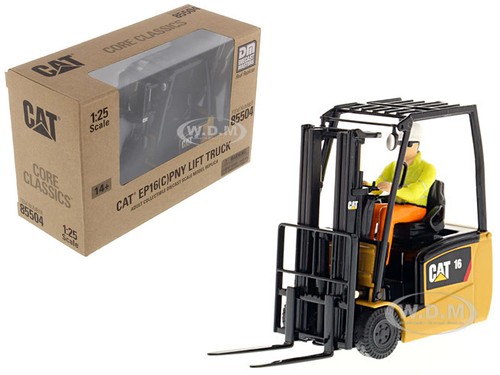 CAT CATERPILLAR EP16(C)PNY LIFT TRUCK W/OPERATOR 1/25 BY DIECAST MASTERS 85504 C - Picture 1 of 5