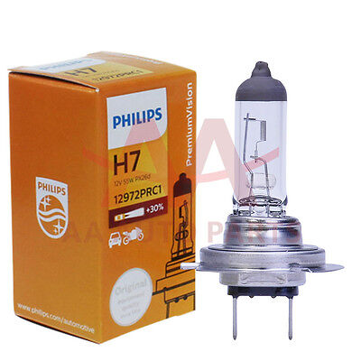 Genuine Philips H7 Premium bulbs + 30% more light eBay