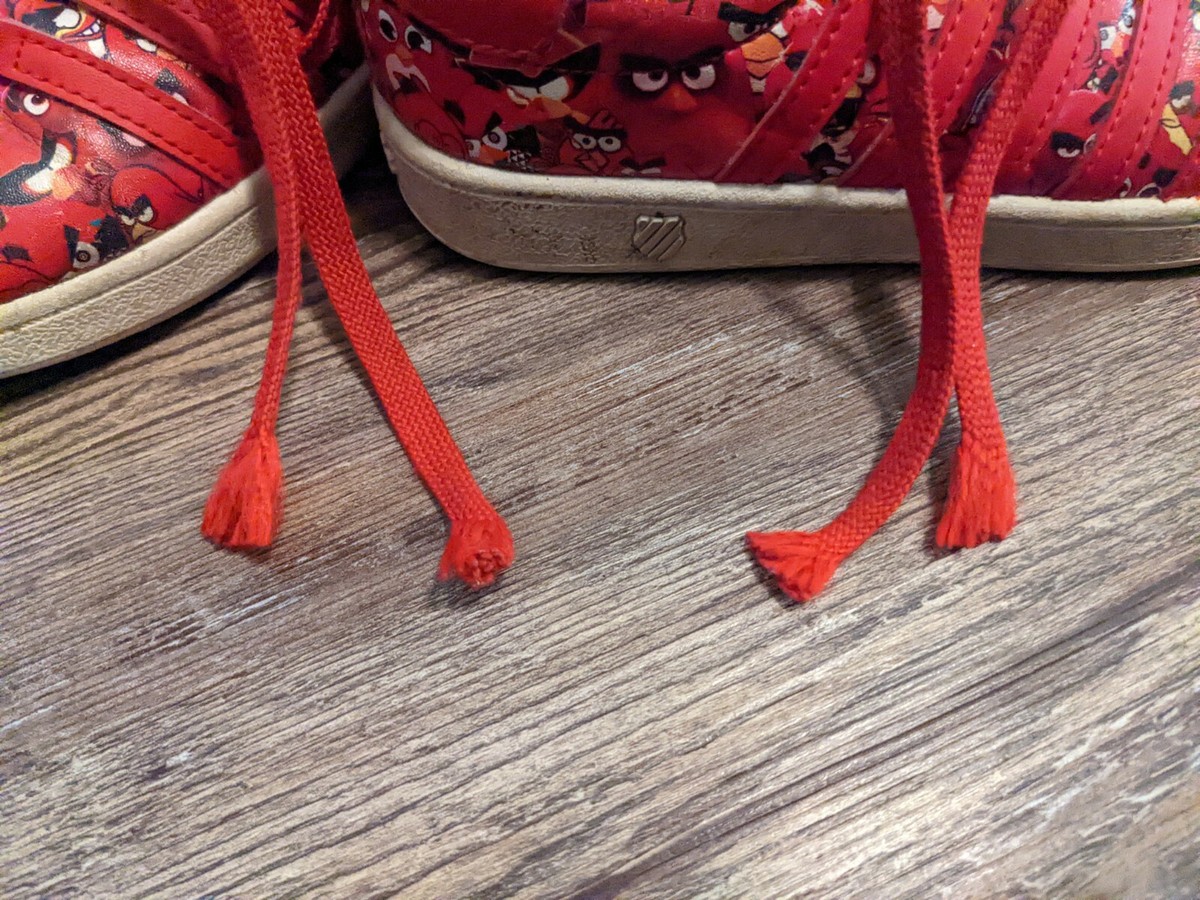 K Swiss Classic Angry Birds 10 Year Anniversary Ltd Ed boys red