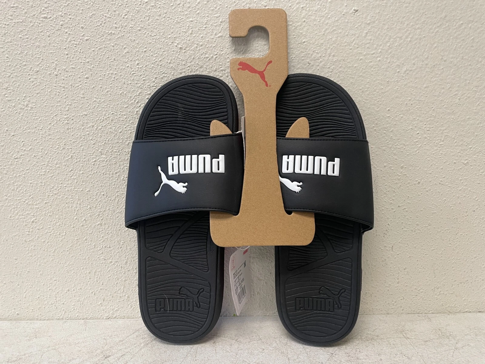 Puma Cool Cat Slide sandali uomo neri casual 389110 01 taglia 10 nuovi