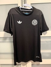 DFB Deutschland 125 Jahre Jubiläumstrikot (L) Schwarz (SLIM FIT)