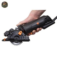 Sierra circular compacta WEN 4,2 amperios corte por inmersión con láser y estuche