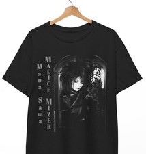 Vtg Malice Mizer Band Mana Sama Cotton Black All Size T Shirt For Men TT554