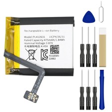 Replacement Battery PL412631 for Huami Amazfit GTR 4 A2165 A2166 475mAh 3.87V