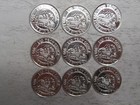 9 Silver 1/10 oz .999 MONARCH Train Rounds. #34 w — photo 4