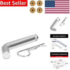 Stainless Steel Hitch Pin With Clip 58-inch For 2 Receiver Compatibility