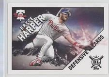 2020 Topps Big League Defensive Wizards Bryce Harper #DW-12 wm5
