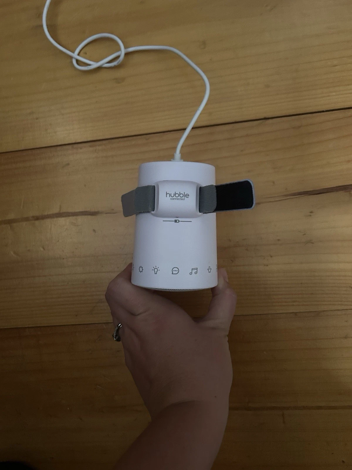 Hubble Connected Nursery Pal Baby Heart Rate Oxygen Monitor Tracker Guardian+