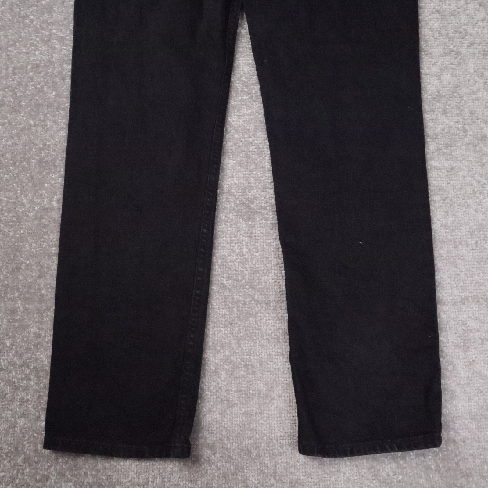 Levi's Mens Straight Leg Slight Taper 34x30 Dark Wash Black Denim Jeans thumbnail 9