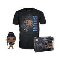 Funko Pop! & Tees (Adult): Marvel Black Panther - Shuri (Glows In The Dark) -