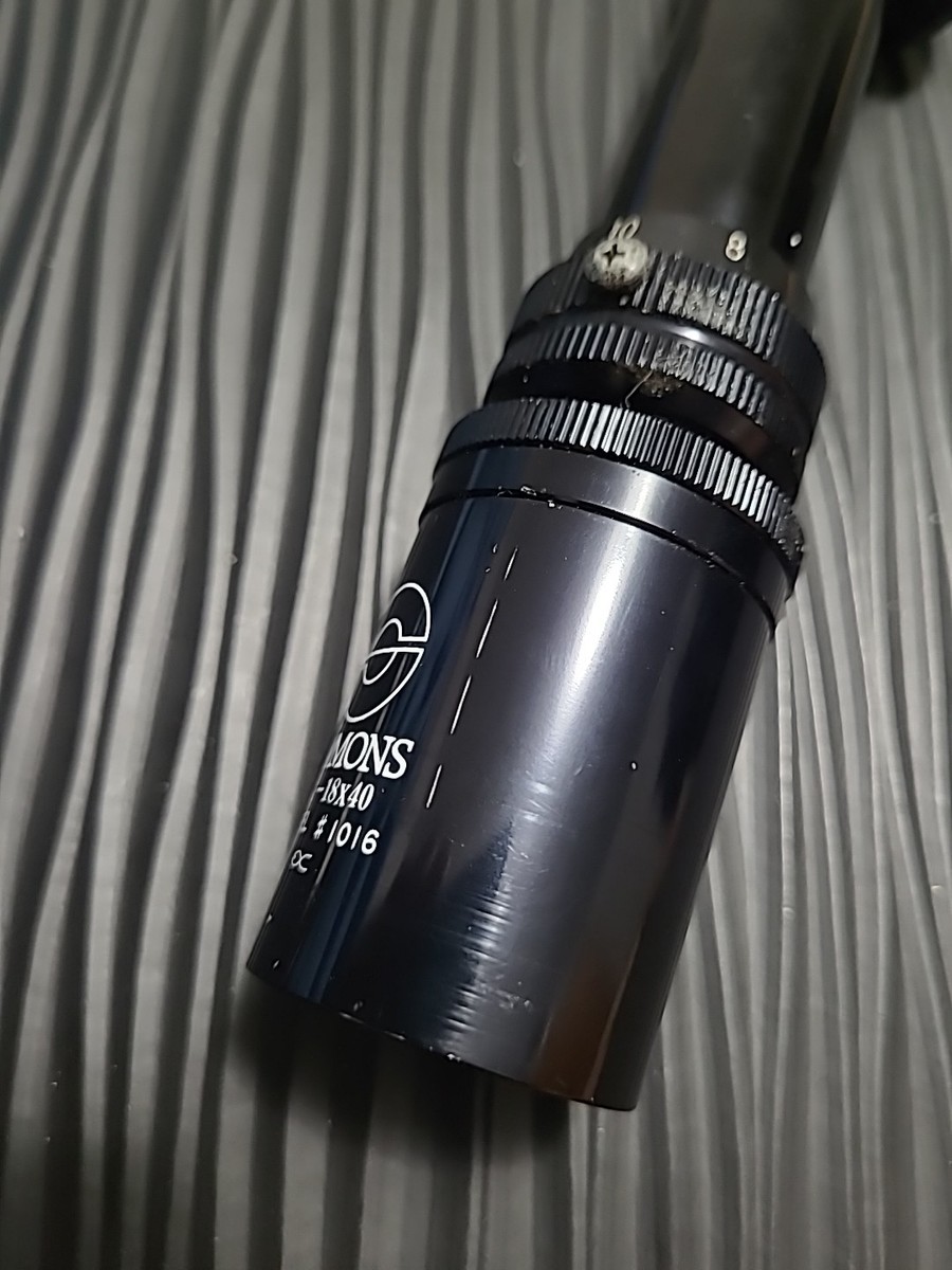 SIMMONS　6－24×40　MODEL#1018　ライフルスコープ Simmons Pro-Target Rifle Scope 6-24x40mm Mil-Dot Reticle Black