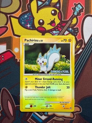 Pachirisu Reverse 35/130 Diamond & Pearl Promo englisch Pokemon Karten NM-EX
