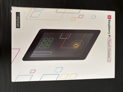 Raspberry Pi Touch Display 2 (7 Zoll Hochformat) & Pimoroni Schwarz LCD Rahmen