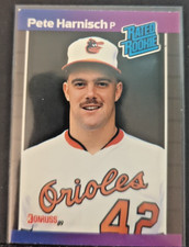 1989 Donruss Rated Rookie #44 Pete Harnisch P  Baltimore Orioles