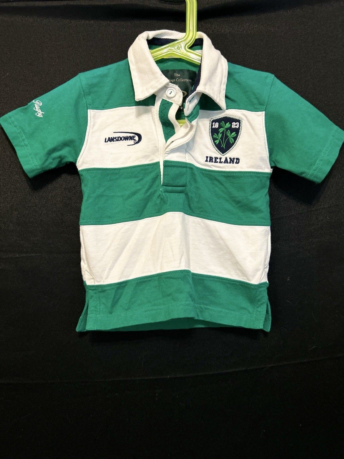 Lansdowne The Heritage Collection Toddler Ireland Rugby Shirt Size 6/12 Months