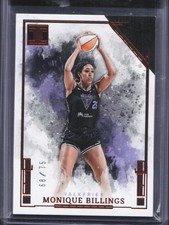2025 Panini Impeccable WNBA Monique Billings #37 Bronze /75 Valkyries