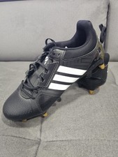 Scarpe da rugby Adidas RS15 Avaglide SG Soft Ground taglia UK 7 nere nuove JH5301