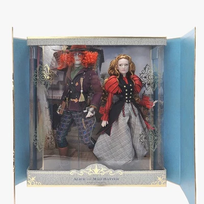 Disney Limited Platinum Doll ALICE and MAD HATTER Set LE 450 Alice in Wonderland - Bild 1 von 4