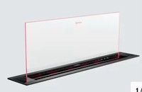 Neff N90 80cm Clear Glass Downdraft Hood - Black I88WMM1S7B