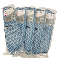 Vileda CE Duo CleanTech Mop Pad 20" 50cm Blue Microfiber 5 Pack