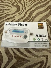 Digital Satellite Signal Finder - Dish DirectTV Network Buzzer Meter Compass FTA