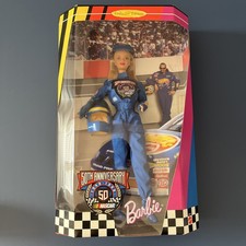 Vintage 1998 Mattel Collector's Edition 50th Anniversary NASCAR Barbie Doll NIB