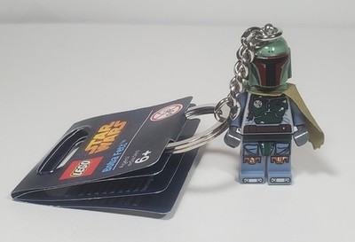 LEGO Star Wars Boba Fett Minifigure Keychain Empire Strikes Back