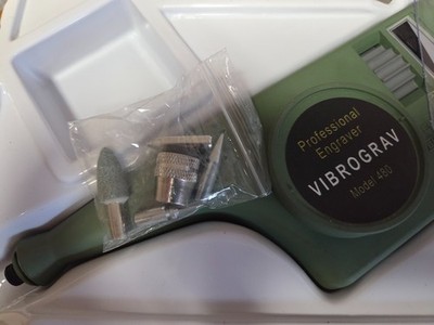 Engraver VIBROGRAV Model 480, for Glass, Steel, Copper, Alu. Plastic, Stone 