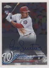 2018 Topps Chrome Rookie Auto Adrian Sanchez #RA-ASA Auto 0w8