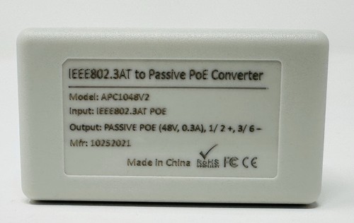 NEW Gigabit 48V Active to Passive PoE Converter 15W Out 15kV LinkPower APC1048V2 - Picture 2 of 6