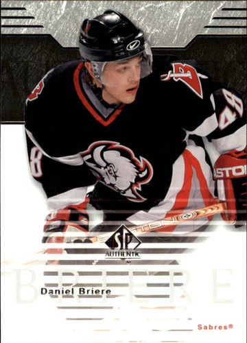 2003 SP Authentic Daniel Briere #10 card