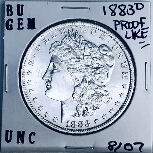 1883 O BU GEM MORGAN SILVER DOLLAR UNC MS+++ U.S. MINT RARE COIN 8107