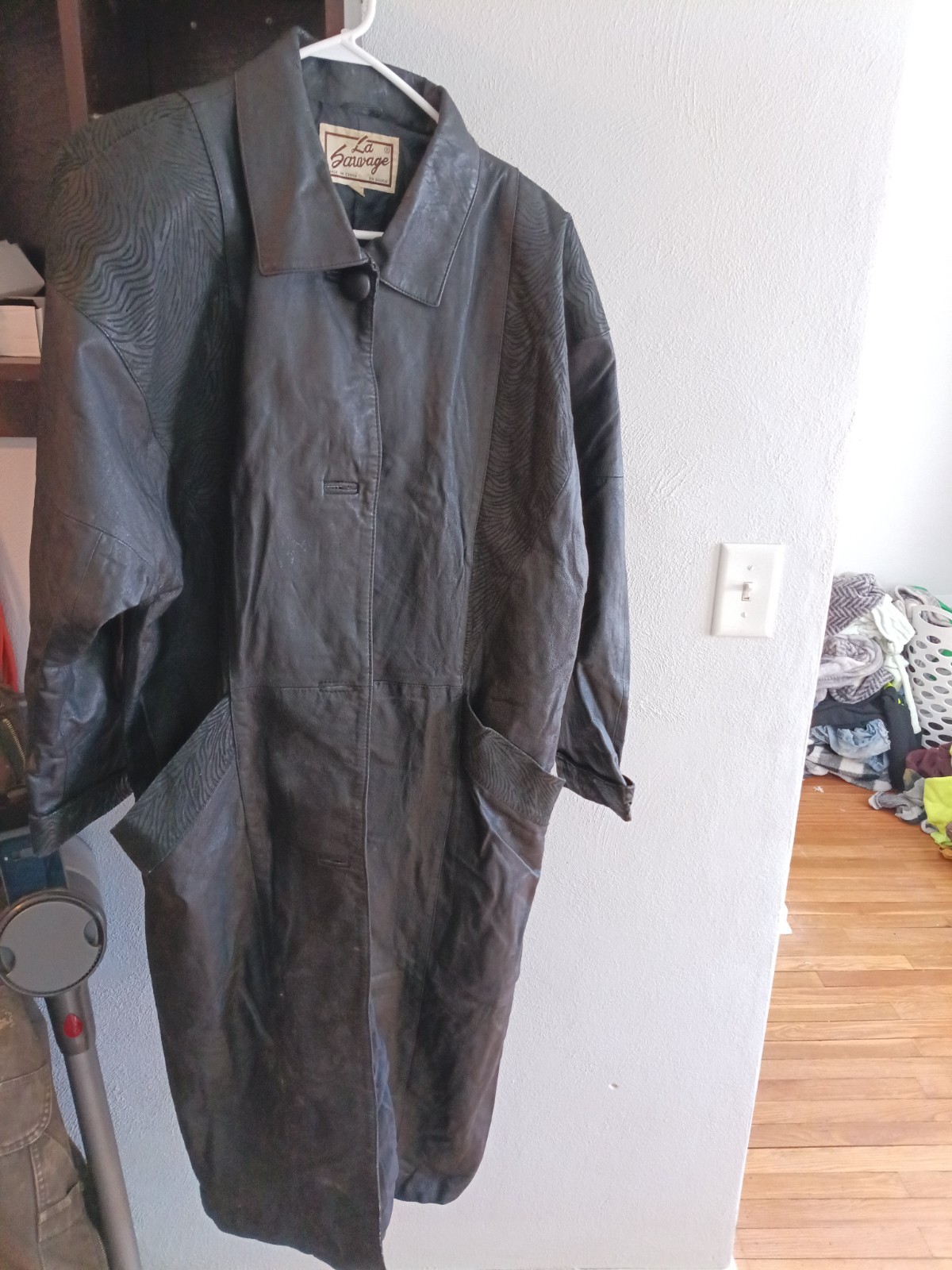 Full Length Leather coat - image 2
