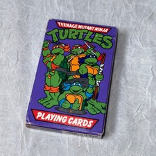 1990 TMNT Teenage Mutant Ninja Turtles Playing Cards Complete Deck Mirage