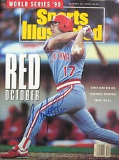 Chris Sabo Cincinnati Reds Autographed Sports Illustrated 10/29/90 No Label