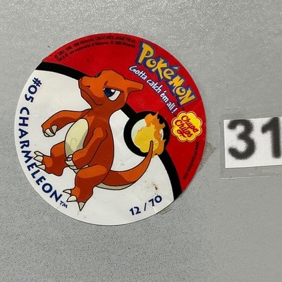 05 Charmeleon 12/70 Glutexo Chupa Chups Sticker 2000 Pokemon Chupachups