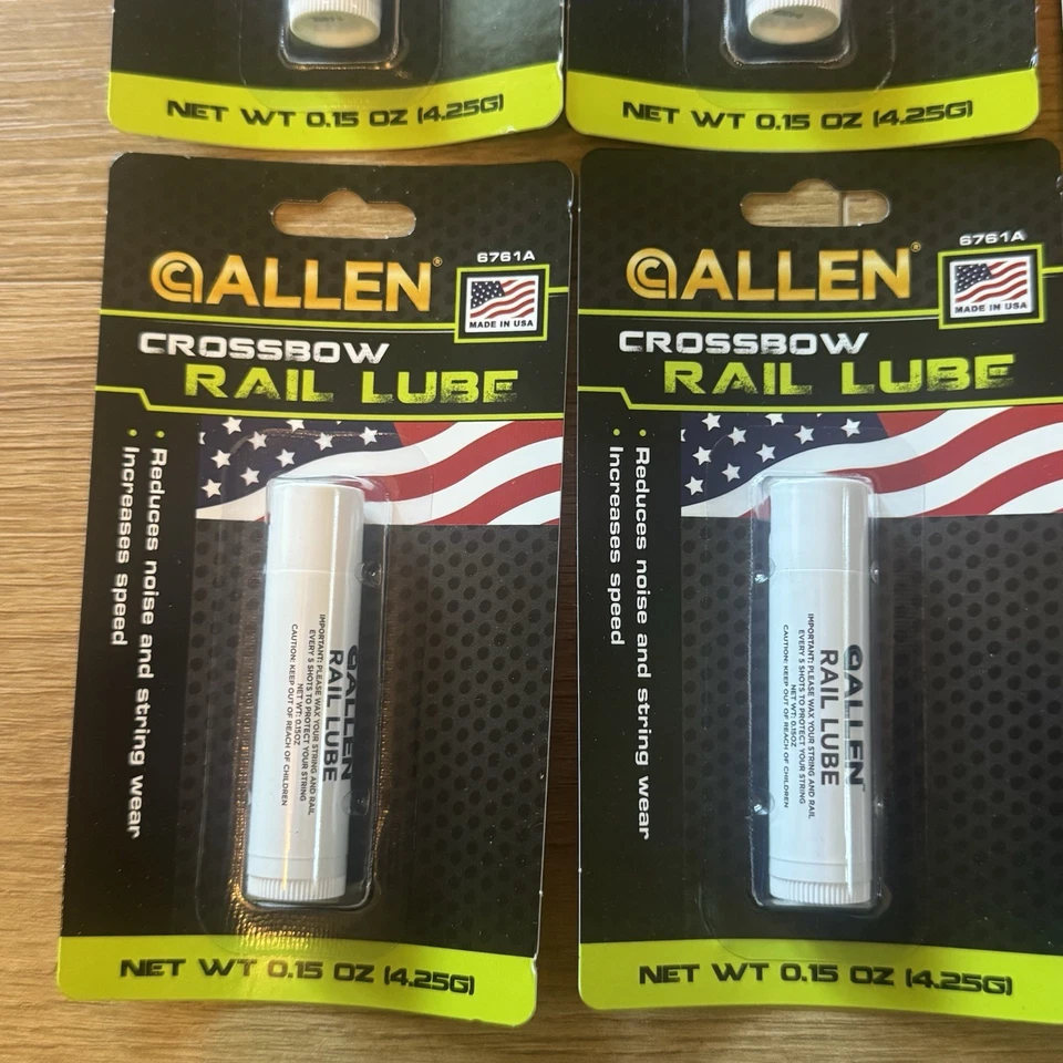 Lot Of 6 - Allen 6761A Crossbow Rail Lubricant 0.15oz each Tube - Image 2 of 3