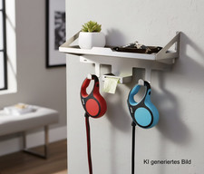 Chihuahua Hundegarderobe Hundeleinenhalter Hacken Edelstahl Handgefertigt B-Ware