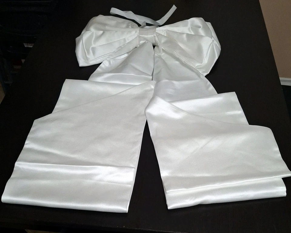 Arcos gigantes de Navidad decoración árbol de Navidad decoración 75x18 pulgadas blanco Foto 2 de 4