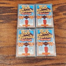 Folk Favorites of the 60s and 70s Tape 1 2 3 4 Cassette Tapes 1996 Collector's