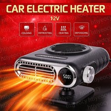 2000W Car Heater Portable Electric Heating Fan Defogger Defroster Demister 12V