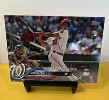 Topps Update Series 2018 Juan Soto Rookie Debut RC #US104 Nationals Base