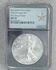 2020-W Burnished American Silver Eagle NGC MS70 (027)