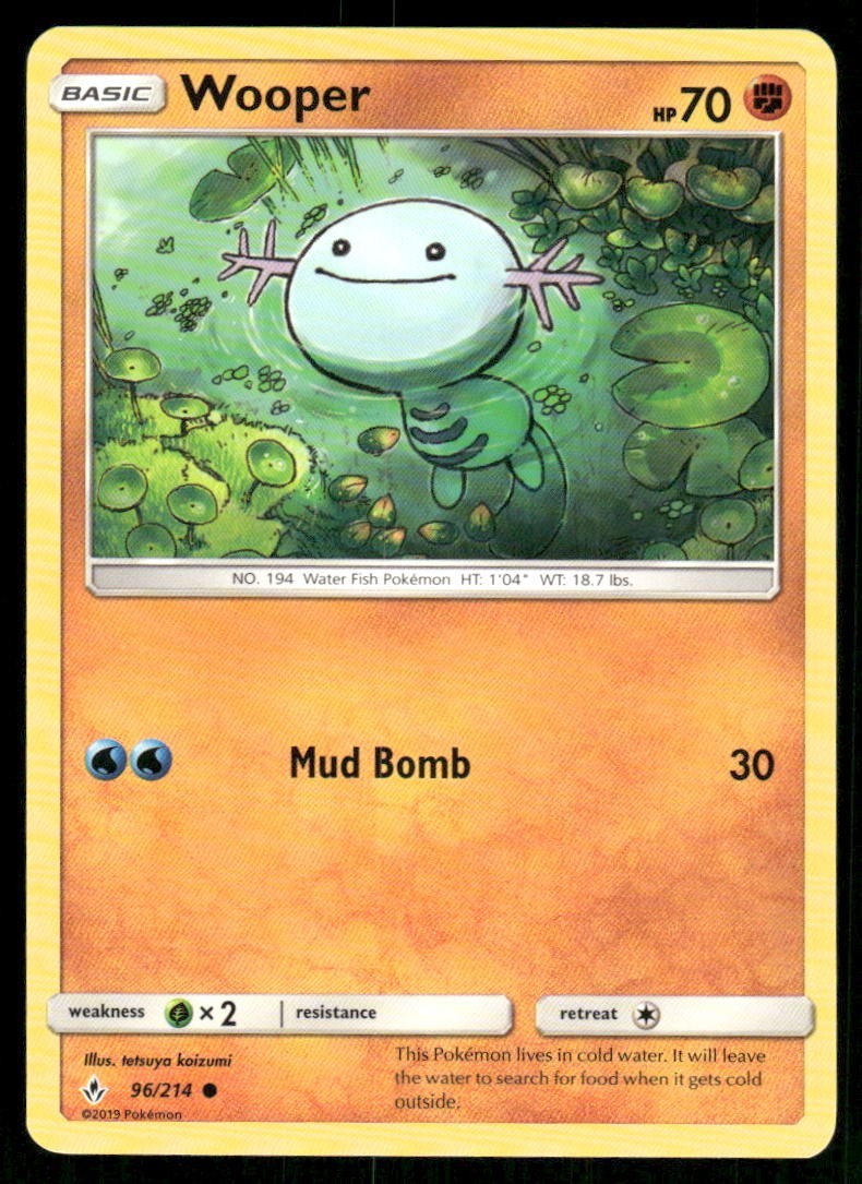 Pokémon TCG Pokémon Wooper Common Regular