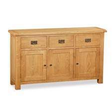 Roseland Furniture Zelah Oak Large Sideboard RRP £500